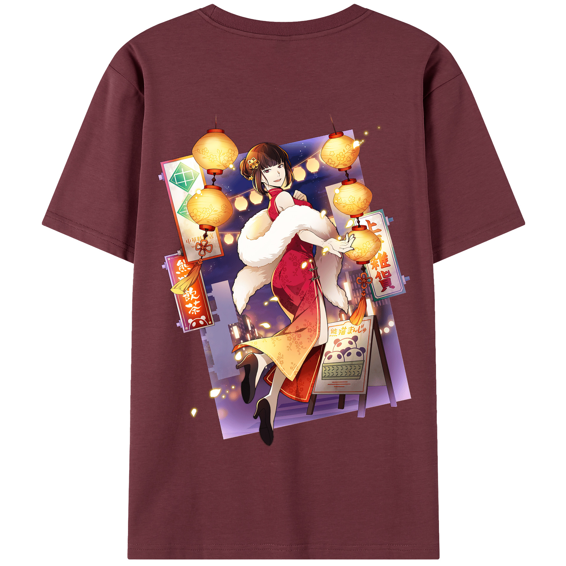 （画像用） 文豪ストレイドッグス Bungo Stray Dogs 綿100％半袖Tシャツ（背面プリント）